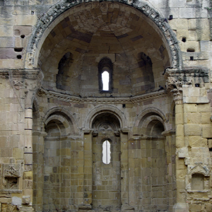 Alet-les-Bains Abbey - chancel apse