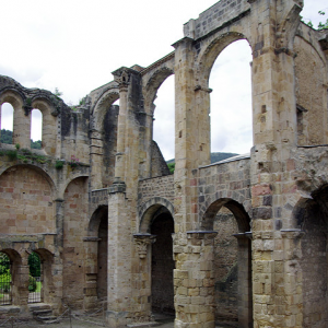 Alet-les-Bains Abbey - nave