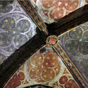 Alet-les-Bains, Église St-André - north chapel ceiling