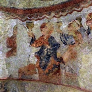 St Polycarpe, église de Notre-Dame - C14th frescoes