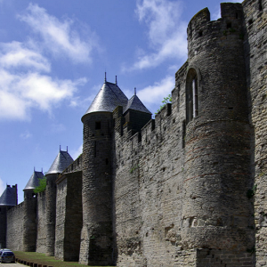 Carcassonne, La Cité - ramparts