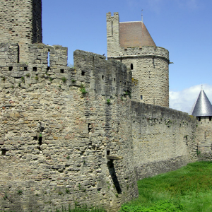 Carcassonne, La Cité - ramparts