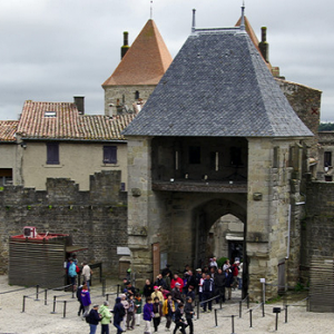 Carcassonne, Château Comtal - barbican