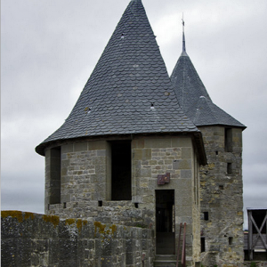 Carcassonne, Château Comtal - roman tower
