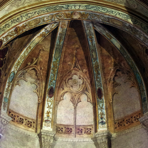 Abbaye de St Papoul  - apse ceiling