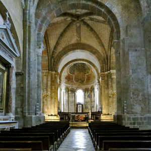 St Lizier, St Girons Cathedral - nave and chancel