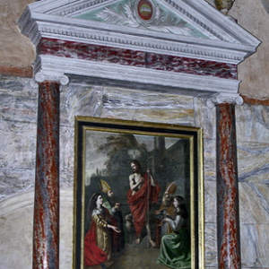 St Lizier, St Girons Cathedral - side altar