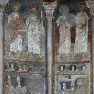 St Lizier, St Girons Cathedral - chancel frescoes