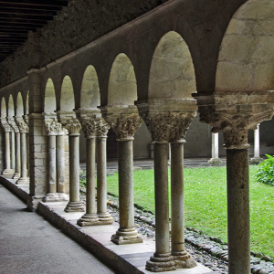 St Lizier, St Girons Cathedral - cloisters