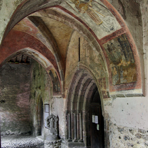Audressein, Église Notre-Dame-de-Tramesaygues - porch