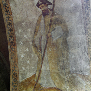 Audressein, Église Notre-Dame-de-Tramesaygues - porch frescoes