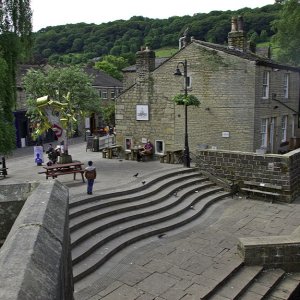 The Wavy Steps, Hebden Bridge