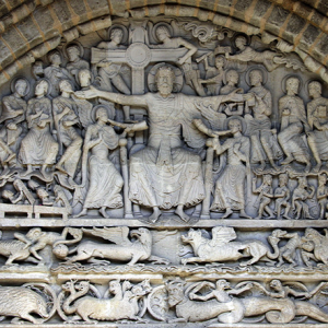 Tympanum, Beaulieu-sur-Dordogne Abbey