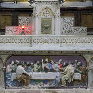 Castelnau-de-Montmiral, church - high altar