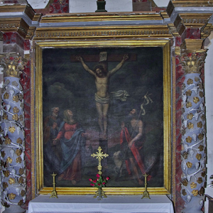 Montricoux church - reredos