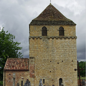 Montferrand-du-Périgord, Church of St Christopher in the Graveyard