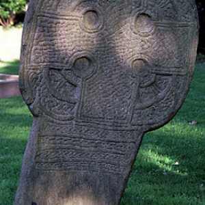 Wheel cross, Old Lonan Church