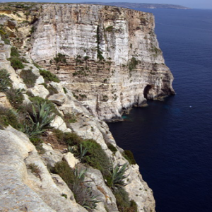 Cliffs, Ta' Cenc headland