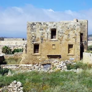Remains of houses destroyed by 1693 earthquake