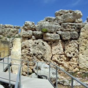 Entrance to northern temple,Ggjantija