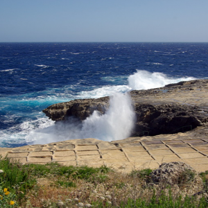 Saltpans near Reqqa Point