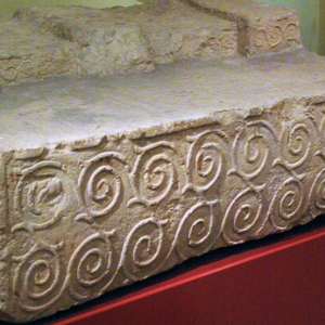 Plinth from Tarxian Temple, Museum of Archaeology, Valletta