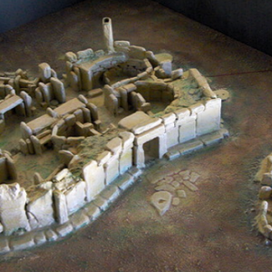 Model of Hagar Qim Temple