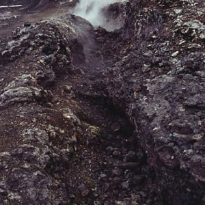 Leirhnjúkshraun - fissure