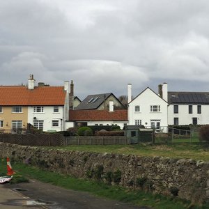 Lindisfarne village