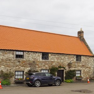 Lindisfarne village