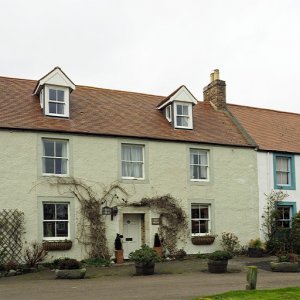 Lindisfarne village