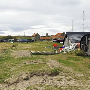 Boat sheds , Holy Island