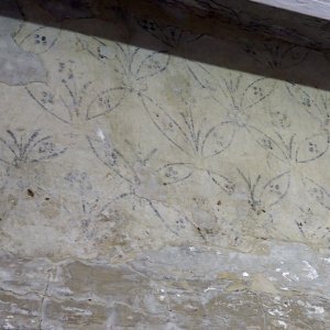 Lindisfarne Castle - Wall painting in Kitchen