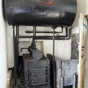 Lindisfarne Castle - Boiler in Scullery