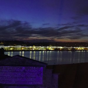 Bideford at night