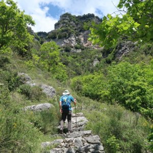 Hike, Praiano to Grotto Di Santa Barbara