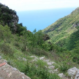 Hike, Praiano to Grotto Di Santa Barbara