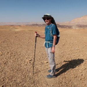 Hiking in the Ramon Crater