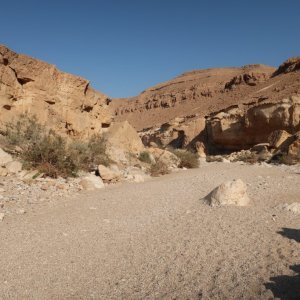 Hiking in the Ramon Crater