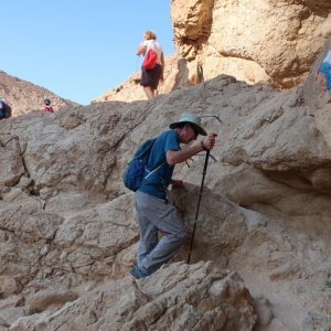 Hiking in the Ramon Crater