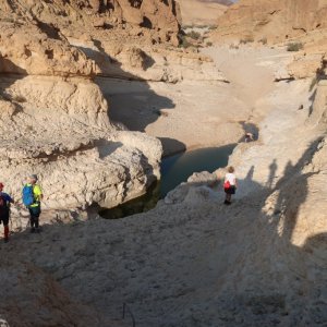 Hiking in the Ramon Crater