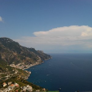 View from Ravello on the Amalfi Coast