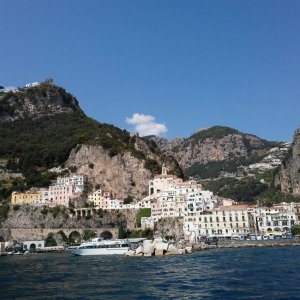 town on the Amalfi Coast, name?