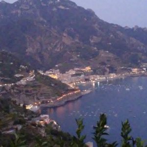 view from our Airbnb in Ravello