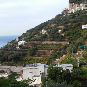view from the path to Minori