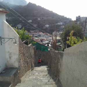 steps on the path to Minori from Torello and Ravello