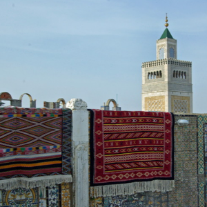 Carpet shop with a panoramic view