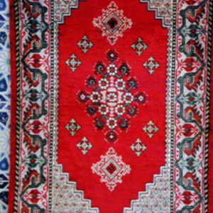 Silk carpet