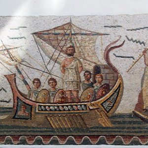 Odysseus and the sirens, Bardo Museum