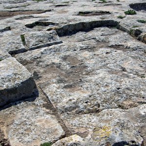 Jugurtha's Table - evidence of quarrying